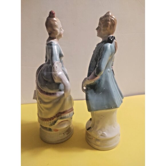 Victorian Figurines Figure Ceramic Porcelain Pottery by Ucago Occupied Japan - Picture 3 of 16